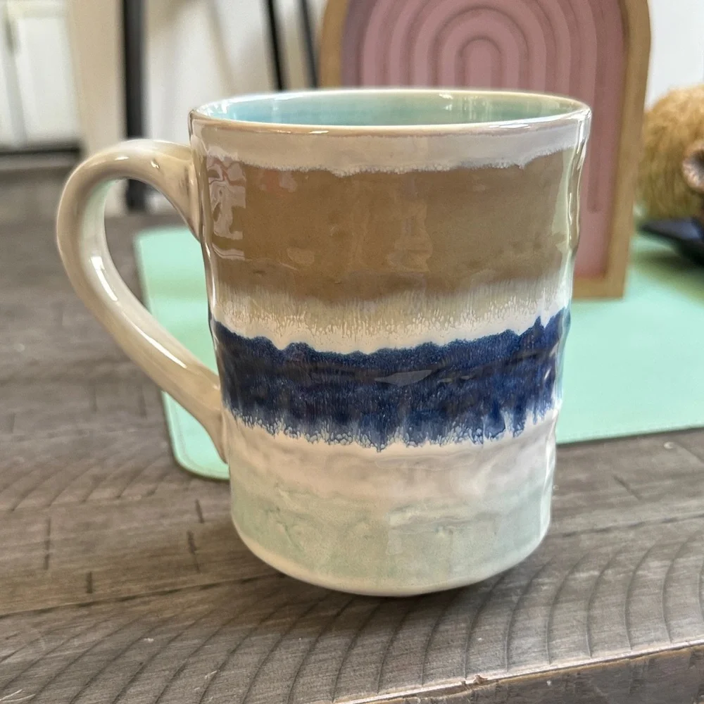 Pier 1 Imports Multicolor Ceramic Mug